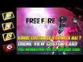 free fire all custom room card details | drone view custom | new custom room cards after ob27 update