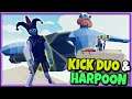 Kick Duo & Harpoon! Taekwondo + Jester + Harpooner vs Every Faction - TABS Gameplay