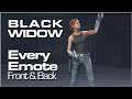 MARVEL'S AVENGERS: Black Widow Every Emote