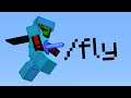 Minecraft UHC but I can FLY with ADMIN POWERS...