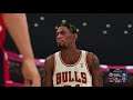 NBA 2K20 (PS4) ('97 - '98 Bulls Season) Game #42: Wizards @ Bulls