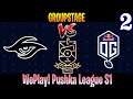 OG.Seed vs Secret Game 2 | Bo3 | Group Stage WePlay! Pushka League S1 Division 1 | DOTA 2 LIVE