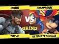 Smash Ultimate Tournament - Dark (Snake) Vs. Jumpman (Banjo, Bayonetta) The Grind 112 SSBU Top 64