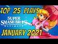 THAT WORKED?! Top 25 Smash Ultimate Plays of January 2021 (SSBU)
