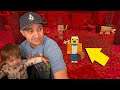 Father and Son go to the Nether together for the first time... | Father Son Minecraft