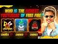 WHO IS THE RICHEST YOUTUBER?😱 || GARENA FREE FIRE