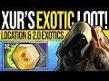 Destiny 2 | XUR DLC LOCATION & 2.0 EXOTICS! Xur Location & Inventory | 11th October 2019