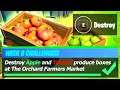 Destroy Apple and Tomato Produce Boxes at The Orchard Farmers Market - Fortnite