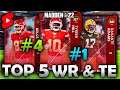 EA's TOP 5 CORE ELITE WR's & TE's GOING INTO Madden 22 Ultimate Team (Shorts)