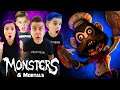 ESCAPE THE CHEF MONKEYS! Monsters and Mortals Dark Deception Multiplayer Game!
