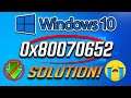 Fix Windows 10 Update Error Code 0x80070652 [2023 Solution]