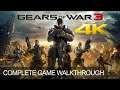 Gears Of War 3 Complete Game Walkthrough Full Game Story Ending 4K 60FPS