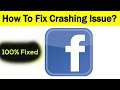 How To Fix "Facebook" App Keeps Crashing Problem Solved Android & Ios - Solve Facebook App Crash