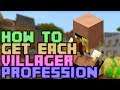 How to Get All Villager Jobs / Professions - Survival Minecraft 2019