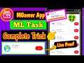 MGamer App ML Task Complete Trick | How To Complete ML Task In Mgamer | MGamer Coin Add Trick 2021