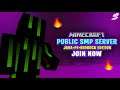 Minecraft Public SMP  Live | Java + Pocket Edition + Bedrock  | Join Now | SONIC #MinecraftLive #SMP