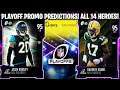 PLAYOFF PROMO PREDICTIONS! ALL 14 HEROES! RAMSEY, JOSH ALLEN, AND MORE! | MADDEN 21 ULTIMATE TEAM
