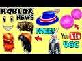 ROBLOX NEWS: New *FREE* Items, Roblox YouTube Star Program UGC, & UK International Fedora Released