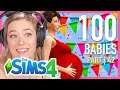Single Girl Has 50 Babies In The Sims 4 | Part 42