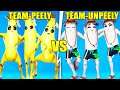 UNPEELY vs. PEELY in Fortnite Dances Battle! 🍌[Fortnite OLD  vs NEW Banana Skin]