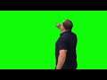 Angry Man Green Screen Animation