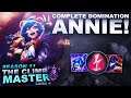 COMPLETE DOMINATION ON ANNIE MID! - Climb to Master S11 | League of Legends