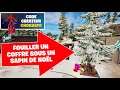 Fouiller un Coffre sous un Sapin de Noël, Défi Fortnite Saison 1 !