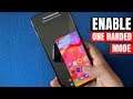 How To Enable One Handed Mode In Samsung Galaxy A70