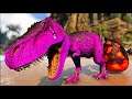 Jovem T-Rex Rejeitado Pelos Pais! Aprendendo Caçar Sozinho! Ark Survival Evolved - Dinossauros