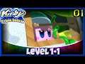 Kirby Triple Deluxe (100%) Level 1-1: Fine Fields [01]