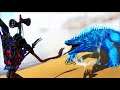 O Bionic Siren Head Quer DEVORAR Meus Filhotes! (Cabeça de Sirene) Pai Indoraptor Ark Dinossauros