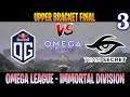 OG vs Secret Game 3 | Bo3 | Upper Bracket Final OMEGA League Immortal Division | DOTA 2 LIVE