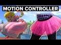 Playing Peach With A Motion Controller! (Smash Bros. Ultimate)