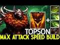 TOPSON [Shadow Fiend] Insane +500 Attack Speed Right Click Build Dota 2
