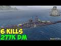 World of WarShips | Wujing | 6 KILLS | 277K Damage - Replay Gameplay 4K 60 fps