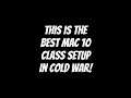 Best Mac 10 Class Setup in Cold War in One Minute! #Shorts