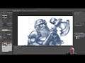 Dwarf Warrior ~ Live Quick Concept Sketch