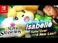 ETIKA LIVE REACTS TO ANIMAL CROSSINGS ISABELLE IN SMASH! The Bamboozle tho!!