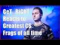 GeT_RiGhT reacts to "greatest CS frags of all time part 2" and plays guess the frag