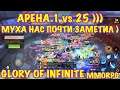 Glory of Infinite, Эпичный бой топ игрока 1 VS 25, mmorpg, IOS ANDROID