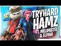 Going FULL TRYHARD! FUNNY CLUTCH GAME w/ MELIPASTEL & ELPINA