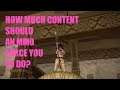 How much content should a player be forced to do in MMOs?