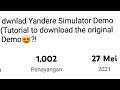 Makasih atas 1rb view Video (Yandere simulator android)❤️😭