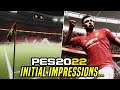PES 2022 Initial Impressions & Thoughts of the Online Performance Test!