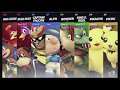 Super Smash Bros Ultimate Amiibo Fights  – Request #14117 Duos vs Captains vs Reptiles vs Pikas
