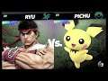 Super Smash Bros Ultimate Amiibo Fights  – Request #18857 Ryu vs Pichu