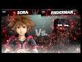 Super Smash Bros Ultimate Amiibo Fights – Sora & Co #244 Sora vs Enderman