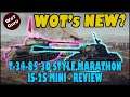 WoT's New? T-34-85 3d Style Marathon | Update 1.9.1 News | & More!
