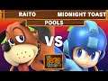 2GG Kongo Saga - TG | Raito (Duck Hunt) VS Midnight Toast (Mega Man) Pools - Smash Ultimate