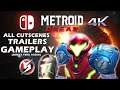 All Metroid Dread Cutscenes, Trailers & Gameplay With Direct Feed Audio [4K]